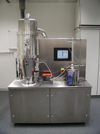 Fluid bed laboratory unit WFP-8